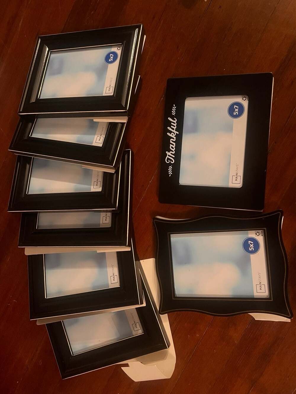 Mainstays Picture Frame 5x7 Black Lot of 8
